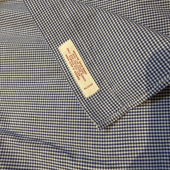 Brooks Brothers Mens Button Down Shirt with logo Long Sleeve Regular Fit Large - Picture 5 of 8